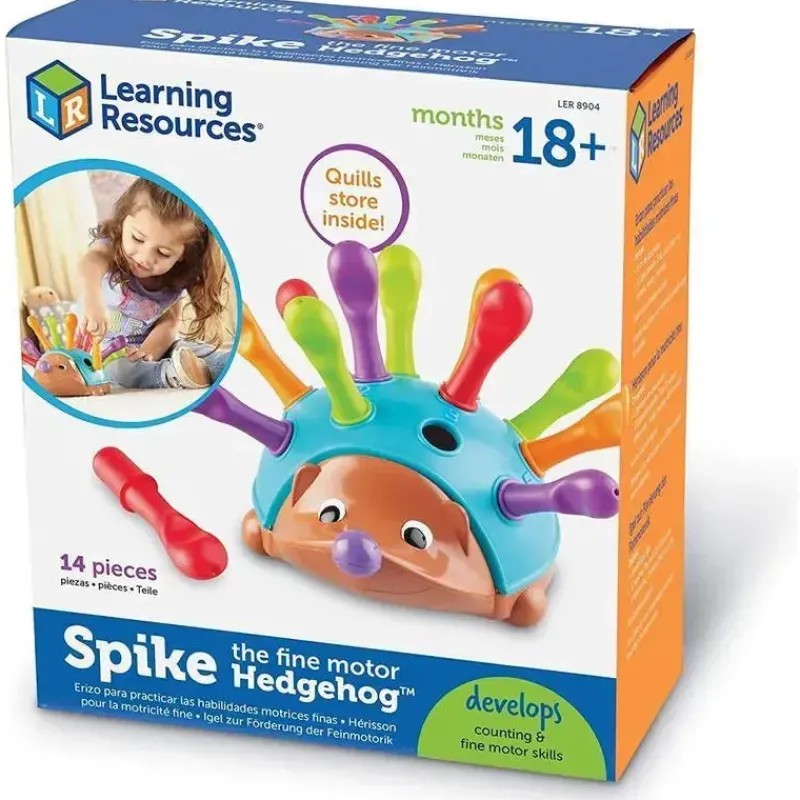 Learning Resources Gifts Up To $25*Spike The Fine Motor Hedgehog, Sensory, Fine Motor Toy, Easter Basket Toy, Ages 18 months+