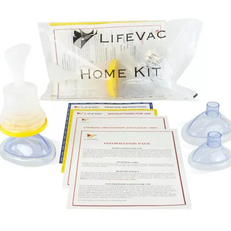 Lifevac Oral & Nasal Care*- Home Kit, Portable Choking Rescue Device, Kid & Adult Masks
