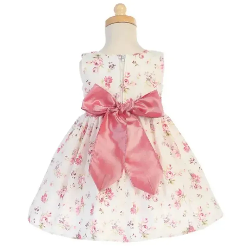 Lito Children's Wear Dresses|Baby Dresses & Skirts*Lito - Baby Cotton Floral Print Girl Dress