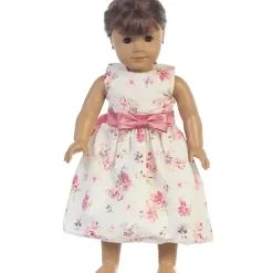 Lito Children's Wear Dolls Accessories|Dolls*Lito - Cotton Floral Print Doll Dress