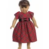 Lito Children's Wear Dolls Accessories|Dolls*Lito - Plaid Red And, Green, Black Christmas Doll Dress