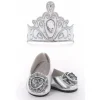 Little Adventures Dolls Accessories|Dolls*Doll Shoes and Tiara, Silver