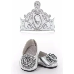 Little Adventures Dolls Accessories|Dolls*Doll Shoes and Tiara, Silver