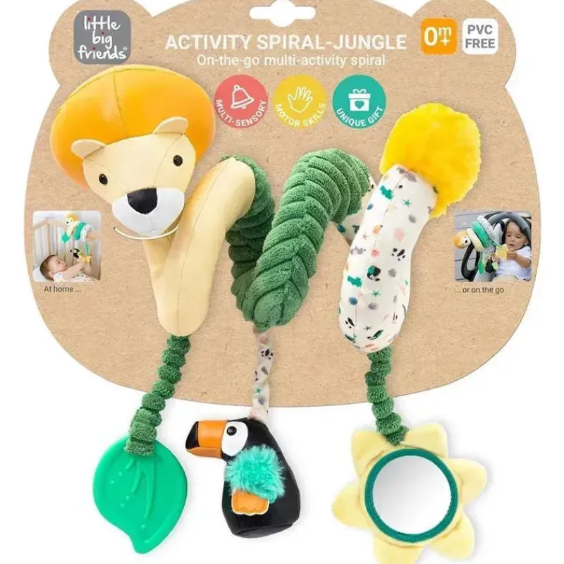 Little Big Friends Toys For 0-12 Months*- Brain Boosting Multi-Sensory Toys, Jungle