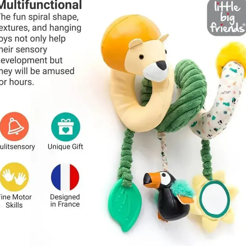 Little Big Friends Toys For 0-12 Months*- Brain Boosting Multi-Sensory Toys, Jungle