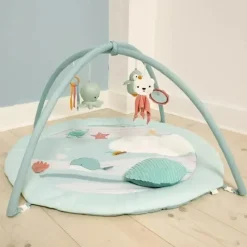 Little Big Friends Playmats & Gyms*- Large Round Playmat with Arch, Multisensory Activity Toy, Ocean