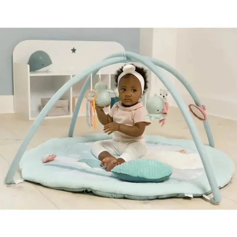 Little Big Friends Playmats & Gyms*- Large Round Playmat with Arch, Multisensory Activity Toy, Ocean
