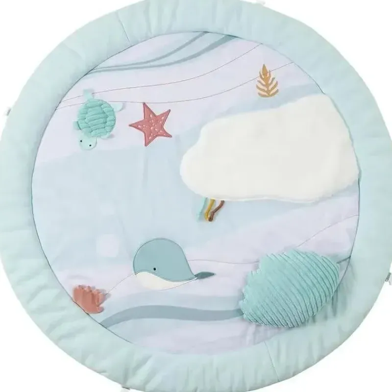 Little Big Friends Playmats & Gyms*- Large Round Playmat with Arch, Multisensory Activity Toy, Ocean