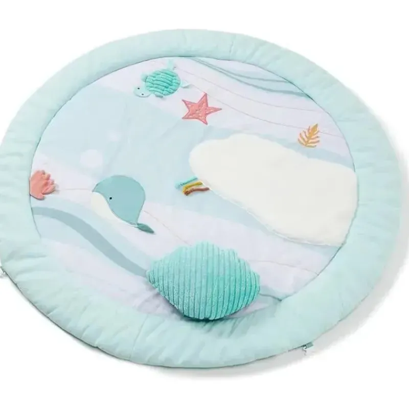 Little Big Friends Playmats & Gyms*- Large Round Playmat with Arch, Multisensory Activity Toy, Ocean
