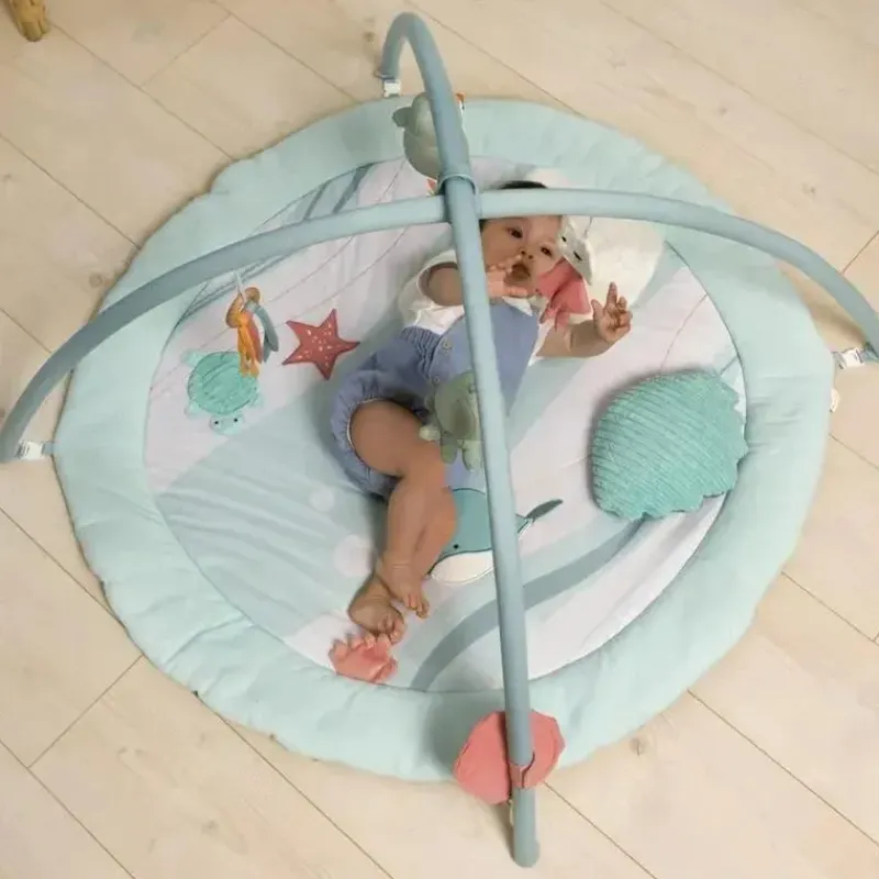Little Big Friends Playmats & Gyms*- Large Round Playmat with Arch, Multisensory Activity Toy, Ocean