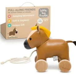 Little Big Friends Toys For 0-12 Months*- Pull Along Friends, Charles The Horse