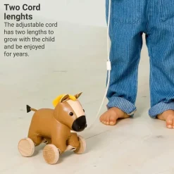 Little Big Friends Toys For 0-12 Months*- Pull Along Friends, Charles The Horse