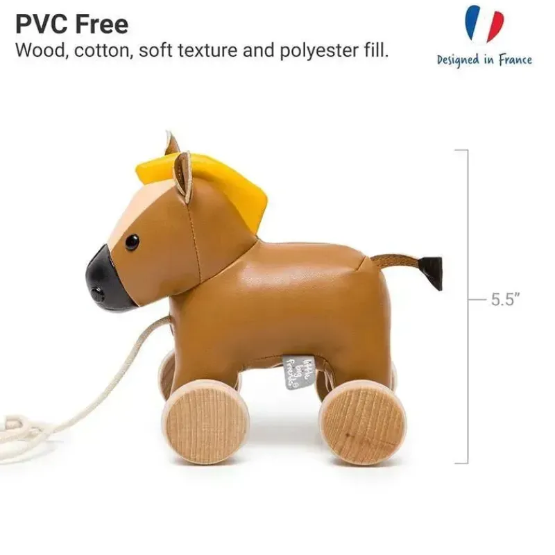 Little Big Friends Toys For 0-12 Months*- Pull Along Friends, Charles The Horse