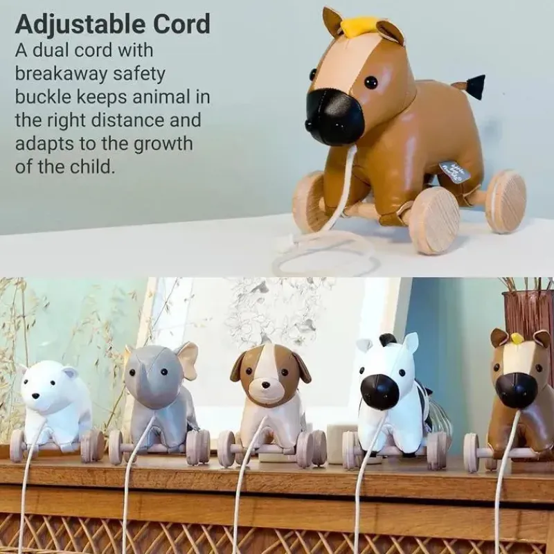 Little Big Friends Toys For 0-12 Months*- Pull Along Friends, Charles The Horse