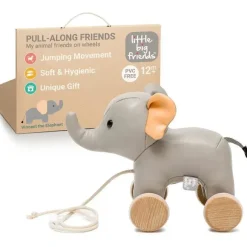 Little Big Friends Toys For 0-12 Months*- Pull Along Friends, Vincent The Elephant