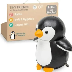 Little Big Friends Plush & Stuffed Animals*- Tiny Friends, Rattle Toy, Special Stuffed Animal, Martin The Penguin