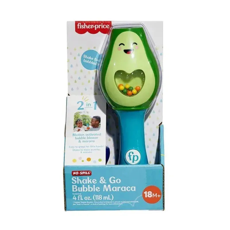 Sandy Ruben Water Toys|Gift For Baby*Little Kids - Fisher Price Shake and Go Bubble Maraca