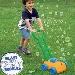 Sandy Ruben Water Toys*Little Kids - Fubbles No Spill Bubble Lawn Mower, Automatic Bubble Blower Machine