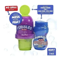 Little Kids Water Toys*- Fubbles No-Spill Bubble Tumbler Minis, 1-count (Assorted Colors)