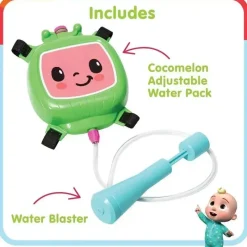Little Kids Cocomelon|Water Toys*- Licensed Water Backpacks, Cocomelon