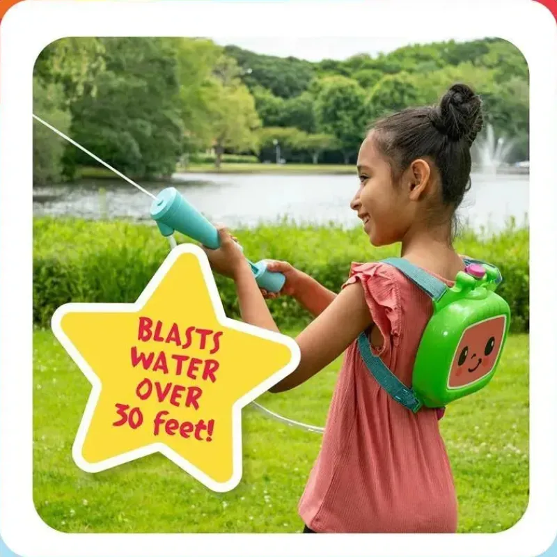 Little Kids Cocomelon|Water Toys*- Licensed Water Backpacks, Cocomelon