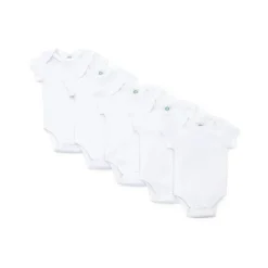 Little Me Baby Onesies & Bodysuits*- 5 Pk Bodysuits Short Sleeve, White