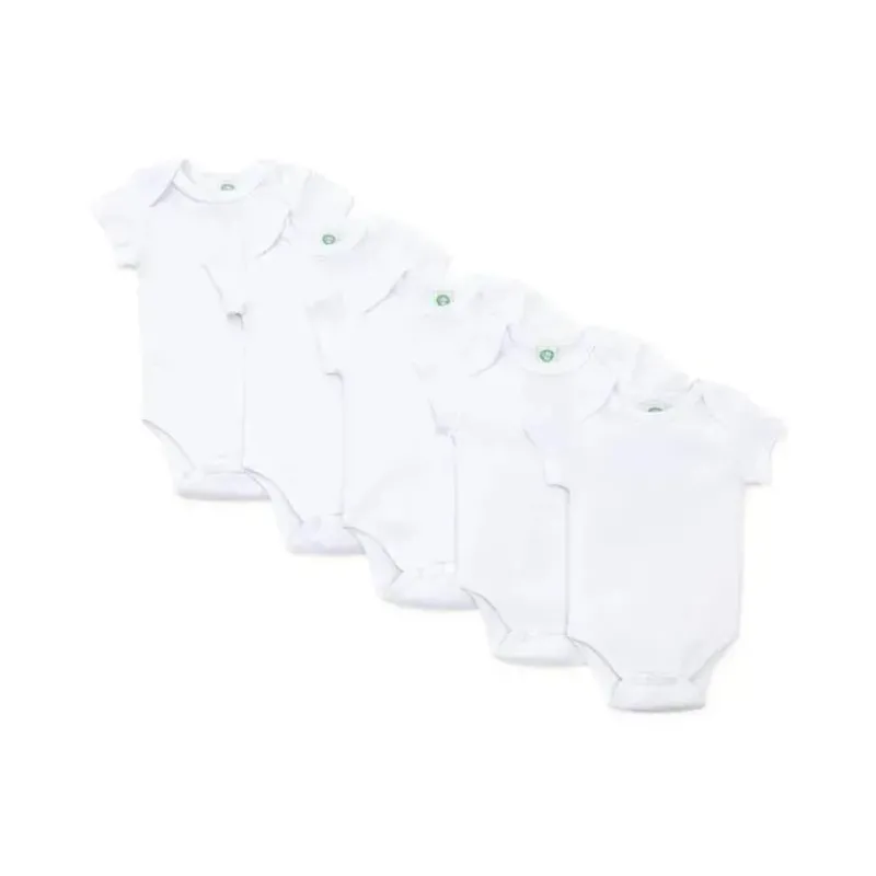 Little Me Baby Onesies & Bodysuits*- 5 Pk Bodysuits Short Sleeve, White