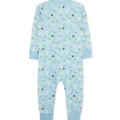 Little Me Baby Sleepwear*- Baby Boy Daisy Zip Front Pajama