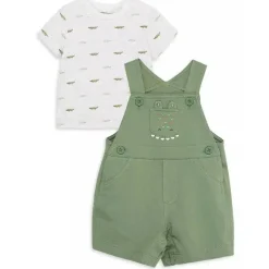 Little Me Baby Sets*- Baby Boy Gator Shortall