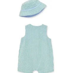 Little Me Baby Sets*- Baby Boy Golf Sunsuit & Hat, Green