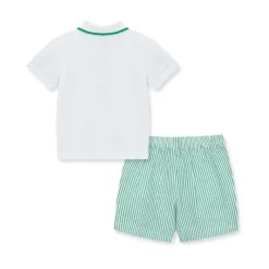 Little Me Baby Sets*- Baby Boy Golf Polo Short Set