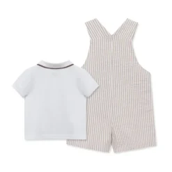 Little Me Baby Sets*- Baby Boy Puppies Woven Shortall Set