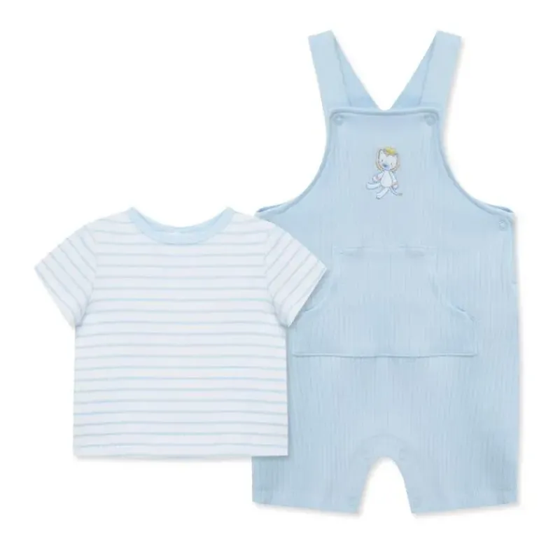 Little Me Baby Sets*- Baby Boy Safari Shortall Set, Blue