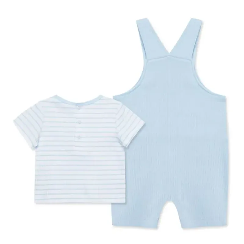 Little Me Baby Sets*- Baby Boy Safari Shortall Set, Blue