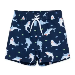 Little Me Baby Swimming Clothes*- Baby Boy Shark Swim Trunks Blue