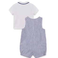 Little Me Baby Sets*- Baby Boys Puppy Shortall Set