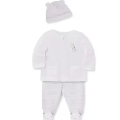 Little Me Baby Sleepwear*- Baby Cute Puppy Cardigan Set, 3M