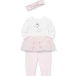 Little Me Baby Sets*- Baby Girl Ballerina Tutu Set & Headband, Pink