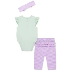 Little Me Baby Sets*- Baby Girl Bee Happy Bsuit Pant