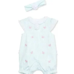 Little Me Baby One-Pieces*- Baby Girl Butterfly Romper & Headband