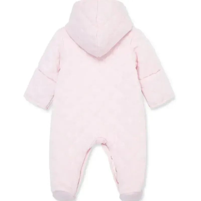 Little Me Baby One-Pieces*- Baby Girl Charms Quilted Pram Pink