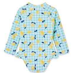 Little Me Baby Swimming Clothes*- Baby Girl Lemon Rashguard Blue