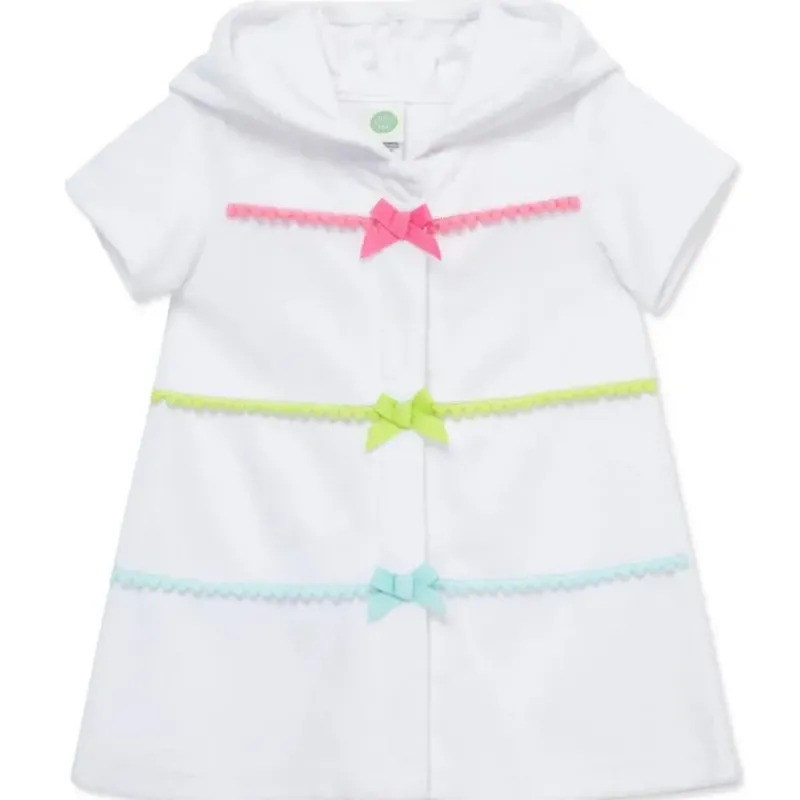 Little Me Baby Swimming Clothes*- Baby Girl Multicolor Swim Coverup, White