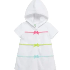 Little Me Baby Swimming Clothes*- Baby Girl Multicolor Swim Coverup, White