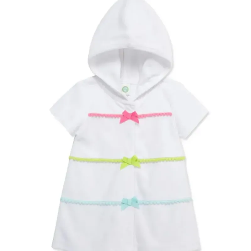 Little Me Baby Swimming Clothes*- Baby Girl Multicolor Swim Coverup, White