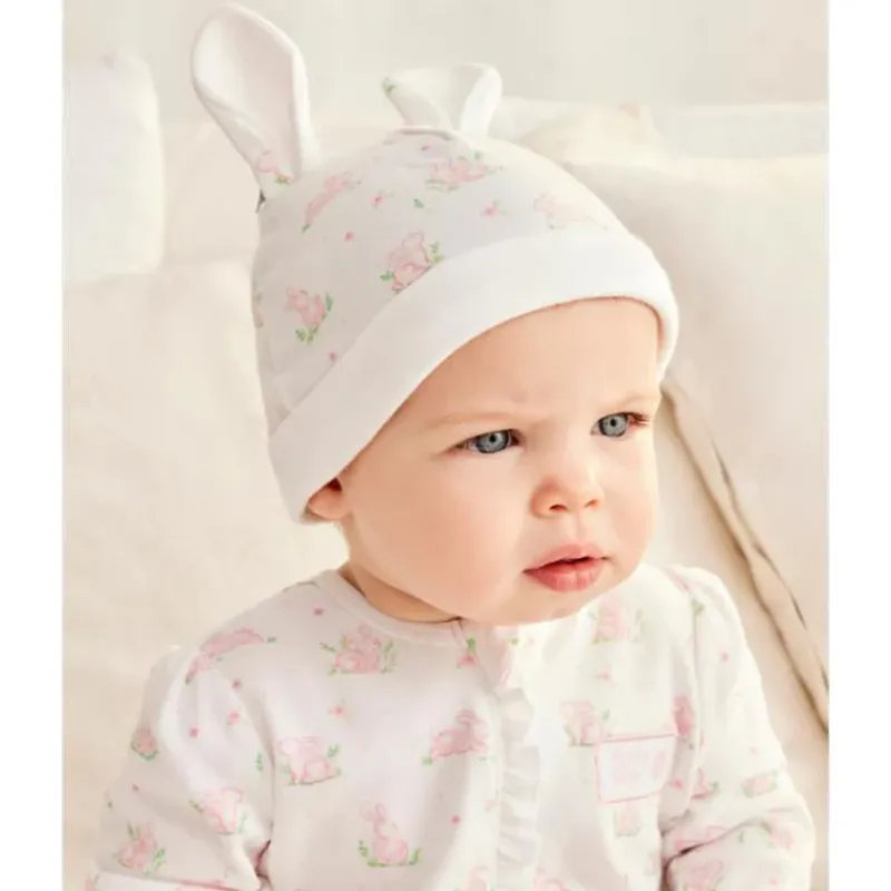 Little Me Baby Sets*- Baby Girl Pink Bunny Footie & Hat