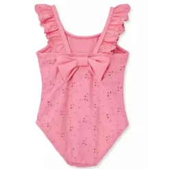 Little Me Baby Swimming Clothes*- Baby Girl Pink Eyelet Swimsuit