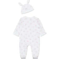 Little Me Easter|Baby Sleepwear*- Baby Girl Pink Bunny Footie & Hat