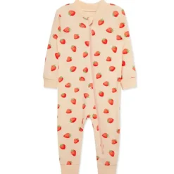 Little Me Baby One-Pieces*- Baby Girl Strawberry Zip Front, Pink