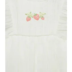 Little Me Baby Sets*- Baby Girl Strawberry Popover, Ivory